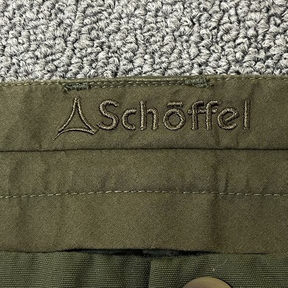 Schöffel Pants Mens XL 42 Green Gore Tex Waterproof Outdoor Adjustable Cuffs - Picture 3 of 16